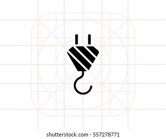 Crane hook icon