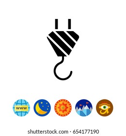 Crane hook icon