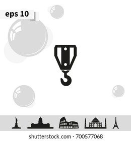 Crane hook icon.