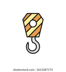Crane Hook Icon - Heavy Lifting Port Icon