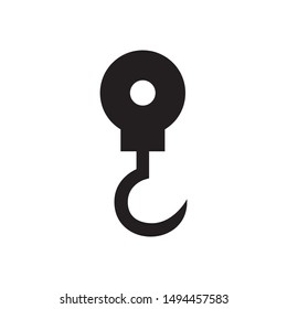 Crane, hook icon in trendy flat style design. Vector graphic illustration. Suitable for website design, logo, app, and ui. EPS 10.