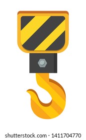 crane hook icon vector illustration