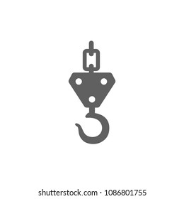 Crane hook icon vector. Symbol for your web site design, logo, app, UI. Vector illustration, EPS