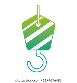 crane hook isolated icon