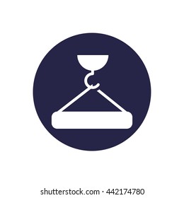 crane hook lifting icon