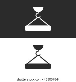 crane hook lifting icon