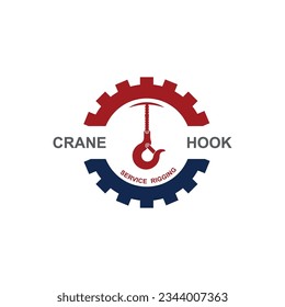 crane hook logo illustration design. company logo inspiration