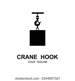 crane hook logo illustration design. company logo inspiration