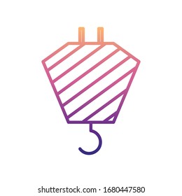 crane hook nolan icon. Simple thin line, outline vector of Measuring Instruments icons for ui and ux, website or mobile application
