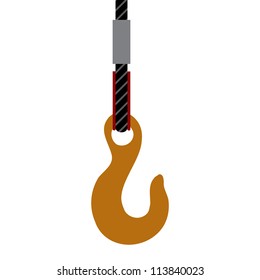 Crane hook or pulley symbol