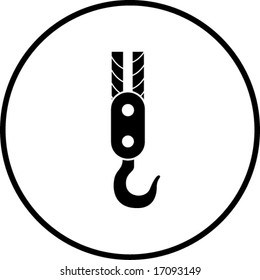 crane hook or pulley symbol