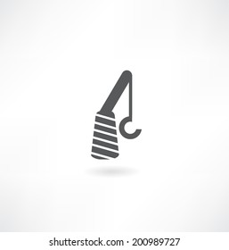 crane hook or pulley symbol