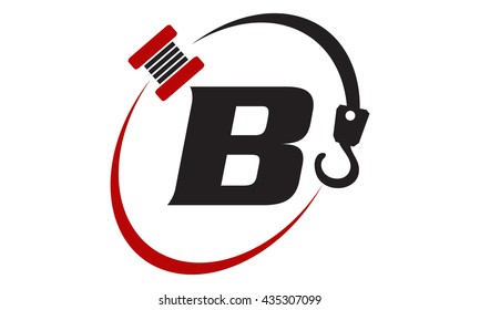 Crane Hook Towing Letter B