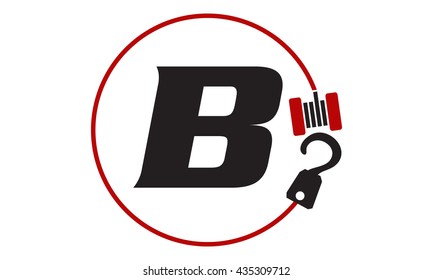 Crane Hook Towing Letter B