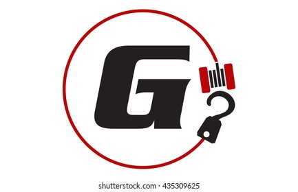 Crane Hook Towing Letter G