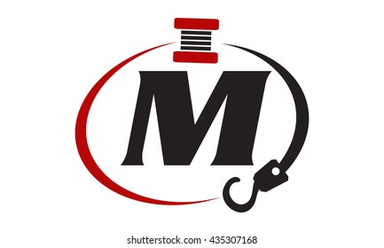 Crane Hook Towing Letter M