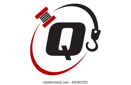 Crane Hook Towing Letter Q