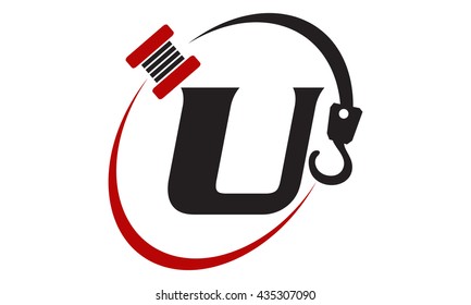 Crane Hook Towing Letter U