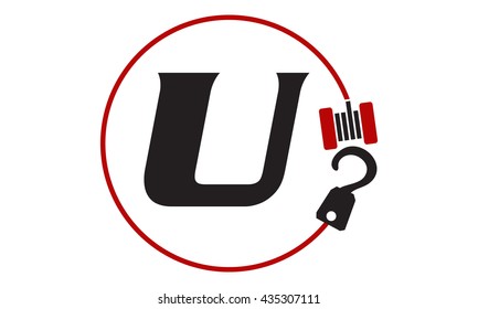 Crane Hook Towing Letter U