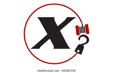 Crane Hook Towing Letter X