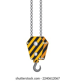 crane hook vector element concept design template web 