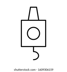 crane hook vector icon or logo illustration on white background. Perfect use for website, pattern, design, etc.