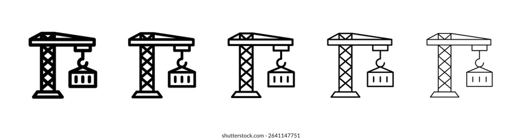 Crane icon concept. graphic design, logo, Web, UI.