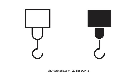 Concepto de icono de grúa para infografía, Sitio web o App.