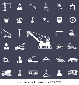 Crane icon. Construction icons universal set for web and mobile
