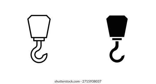 Crane icon design collection. Vector sign and symbol for UI designs