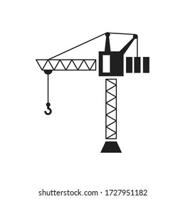 Crane icon design isolated on white background
