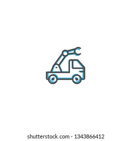 Crane icon design. Transportation icon vector illustration