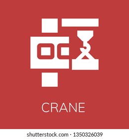  Crane icon. Editable  Crane icon for web or mobile.