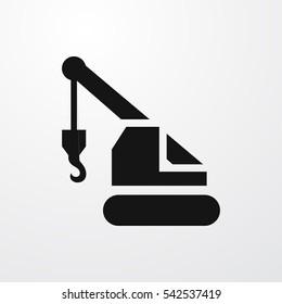 crane icon illustration isolated vector sign symbol