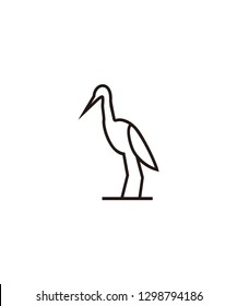 Crane icon logo