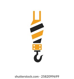 crane icon logo design template