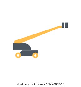 Crane icon - Crane machine sign - vector