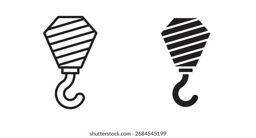 Crane icon sign symbol and flat style for app, web and digital design.