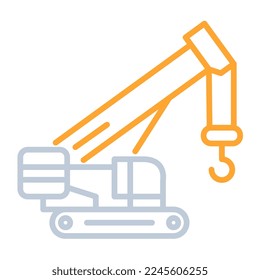 Crane icon, suitable for a wide range of digital creative projects. Happy creating.