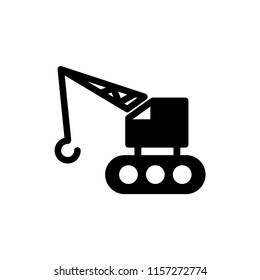 Crane icon vector