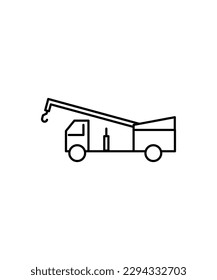 crane icon, vector best line icon.