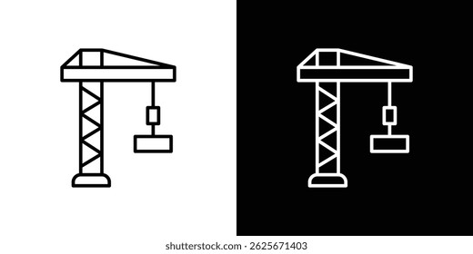 Crane icon vector collection. vector sign illustration