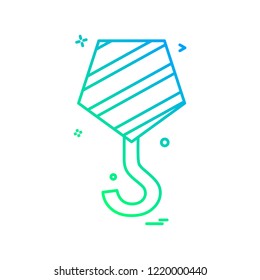 crane icon vector design