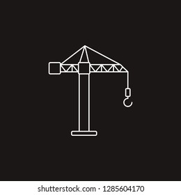 crane icon. crane vector design. sign design