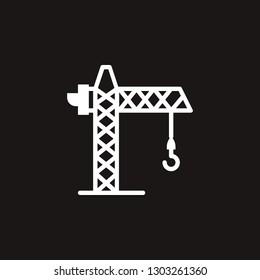 crane icon. crane vector design. Sign design. Vector design. Logo. Vector illustration