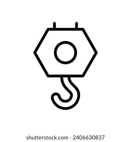 crane icon vector design template