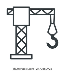 Crane icon vector design template