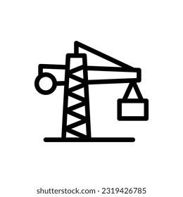 Crane icon vector design trendy