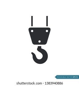 Crane Icon Vector Flat Design