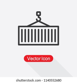 Crane Icon Vector Illustration Eps10